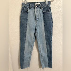 Super cute 2 toned high rise straight fit PacSun Jeans